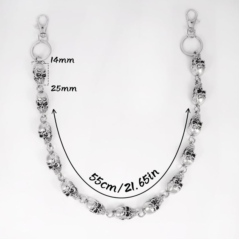 Milakoo Jeans Chains for Men Hip-hop Emo Biker Cool Chains Belt Unisex Punk Chains for Pants - Image 4